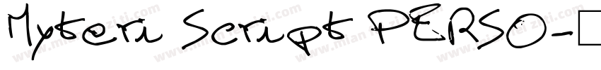 Myteri Script PERSO字体转换